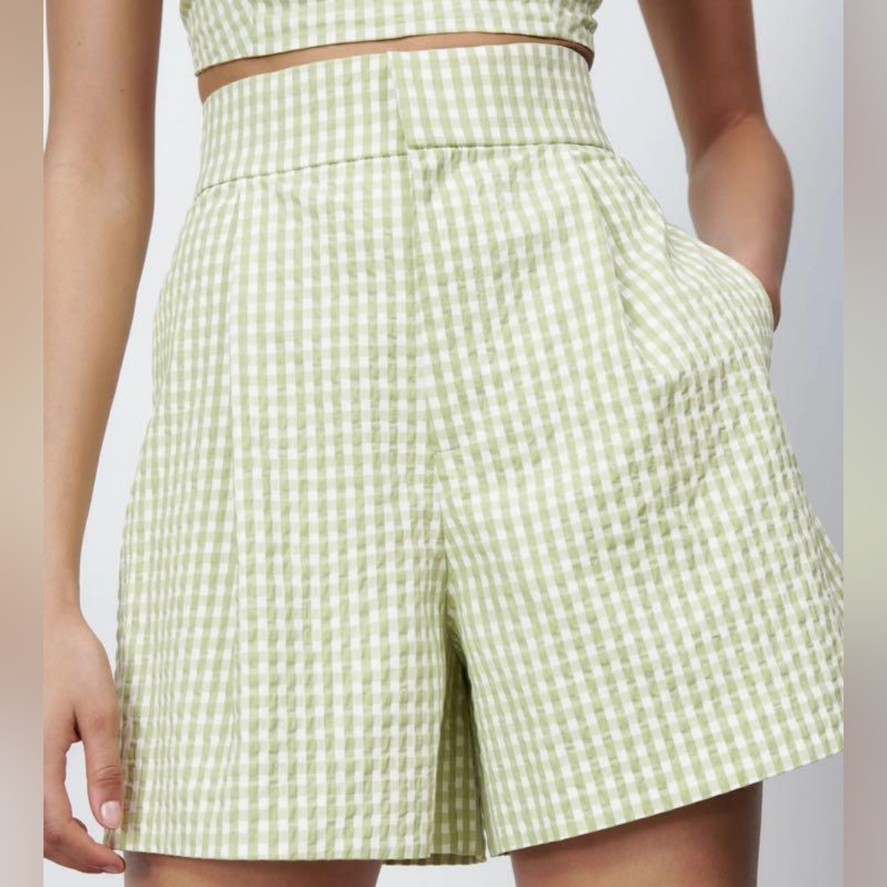 Zara gingham shorts